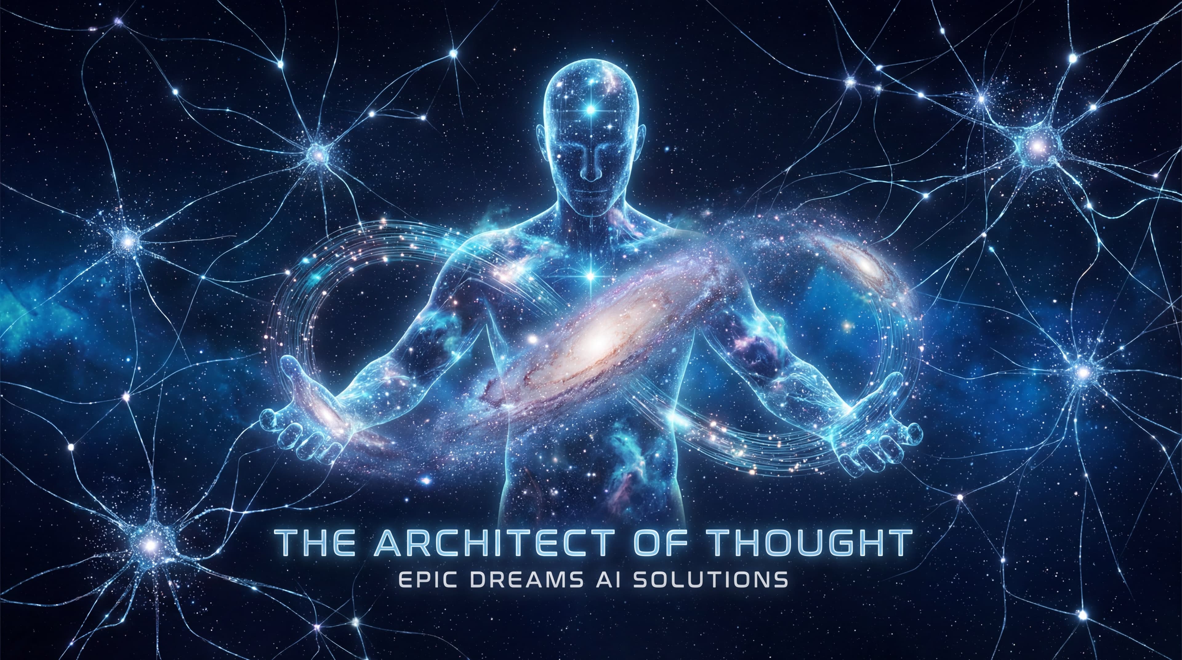 Architect of Thought Epic Dreams AI Solutions brand visual