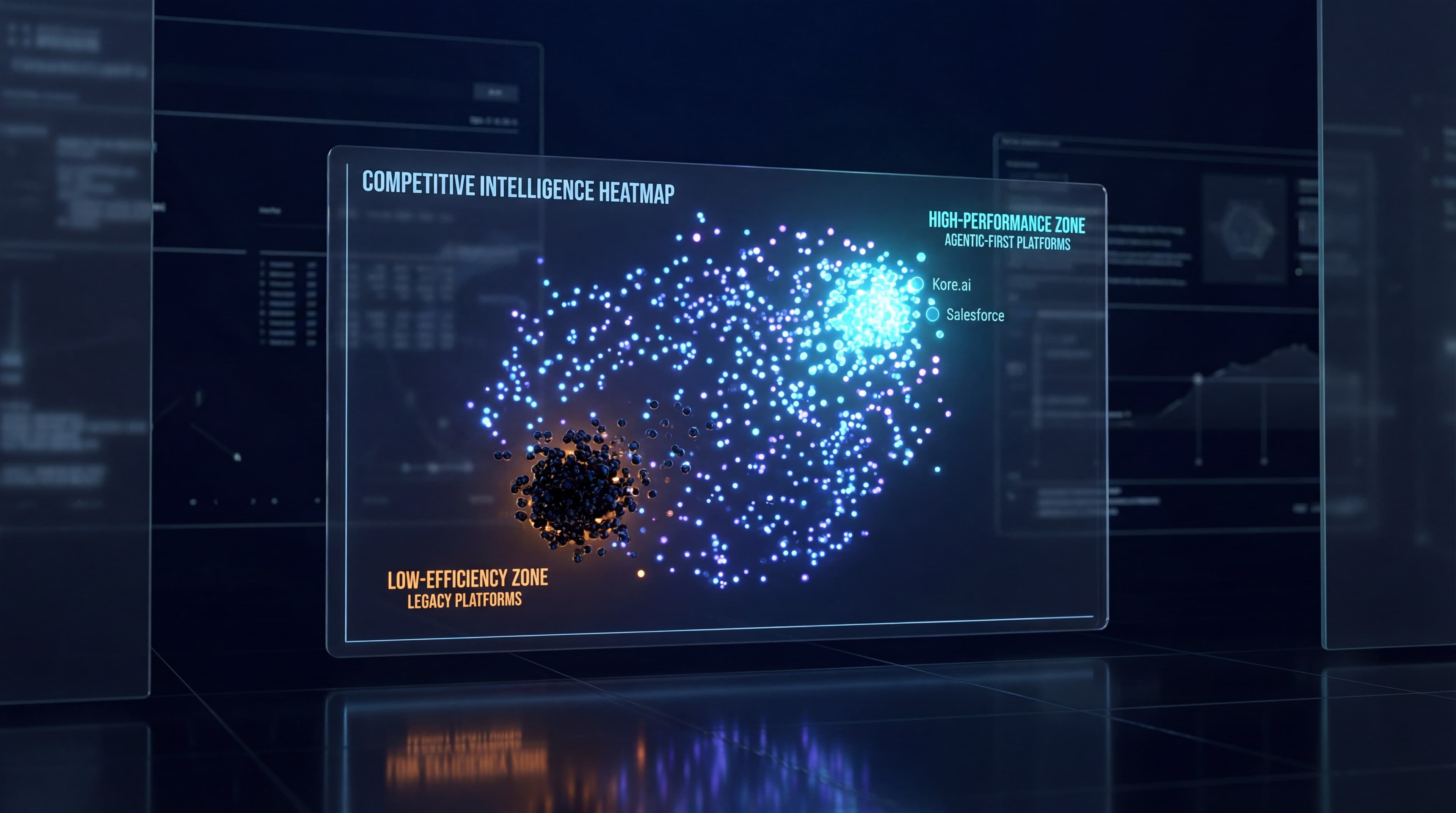 Manufacturing intelligence and competitive heatmap visualization