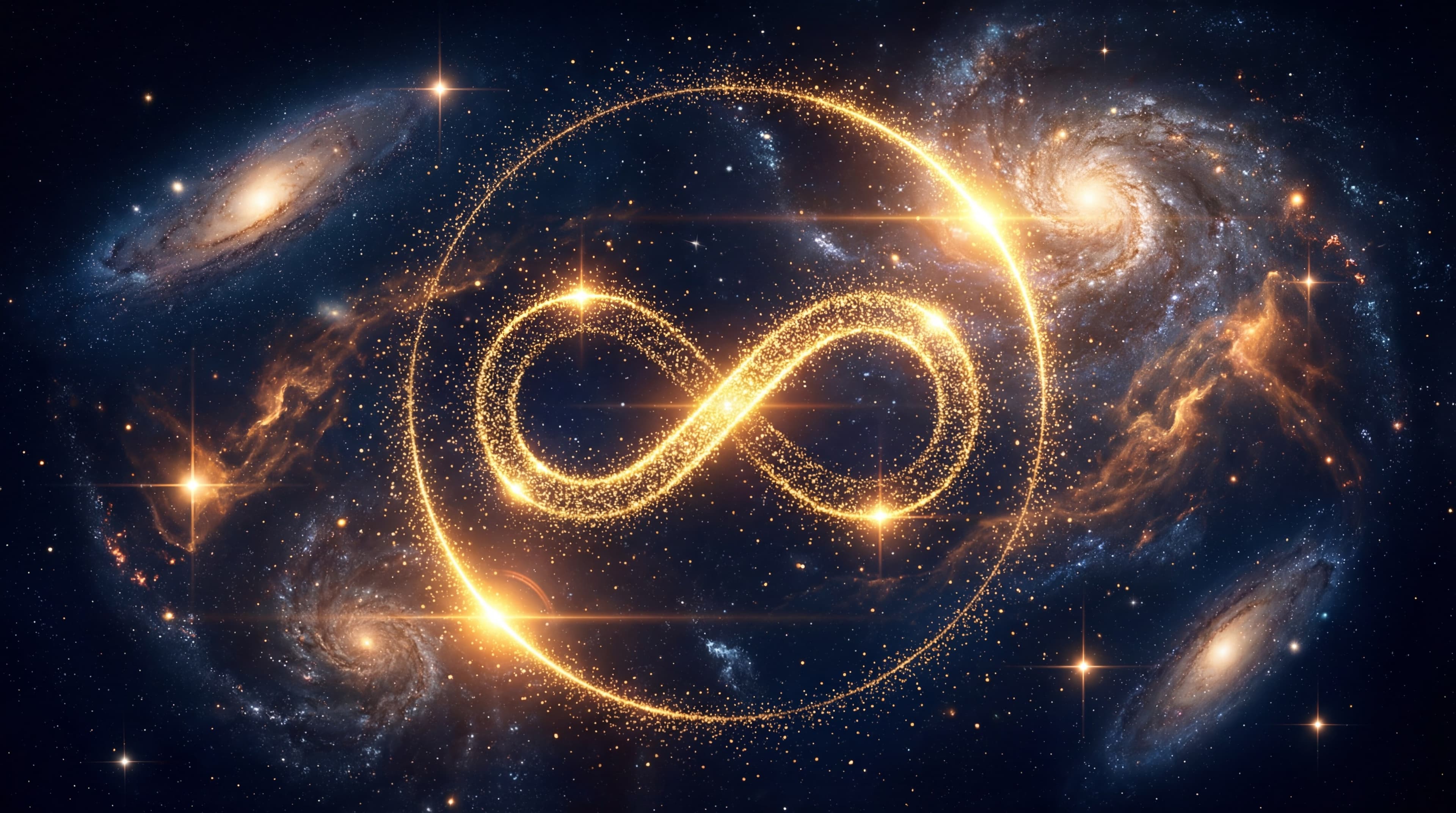 Cosmic infinity ring